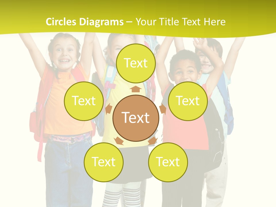 Several Bright Small PowerPoint Template