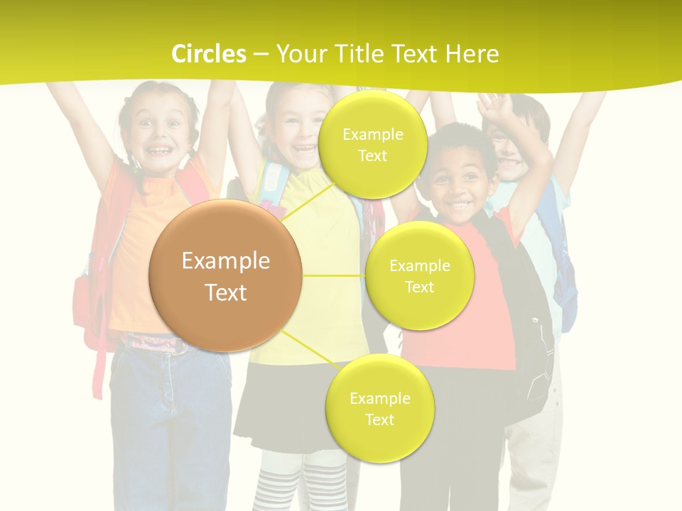 Several Bright Small PowerPoint Template