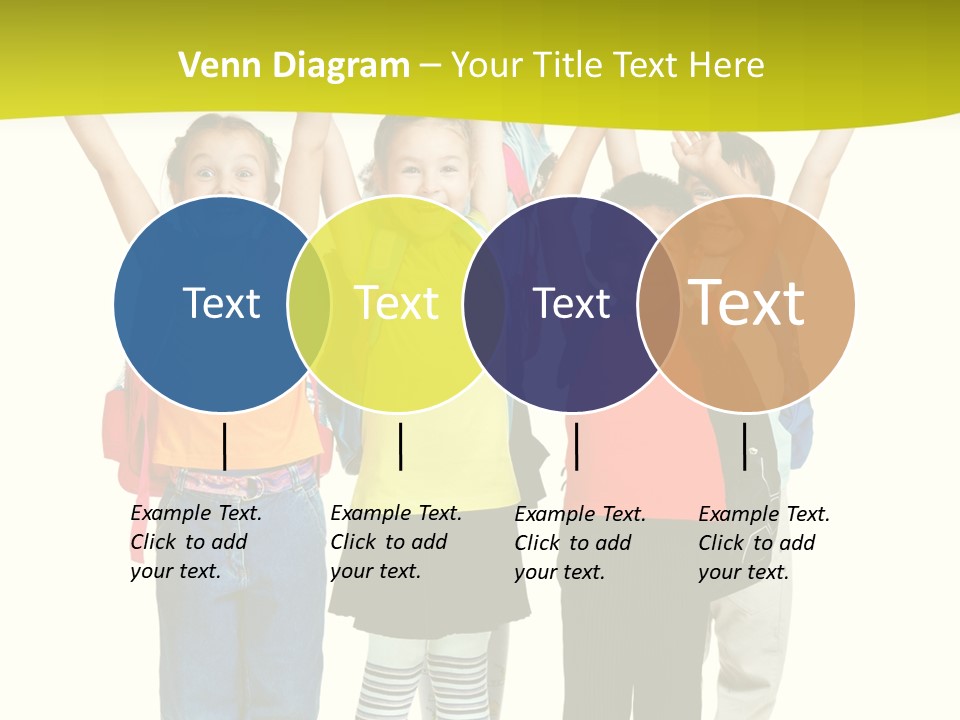 Several Bright Small PowerPoint Template
