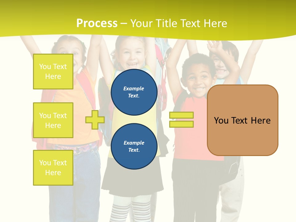 Several Bright Small PowerPoint Template