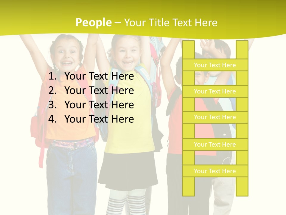 Several Bright Small PowerPoint Template