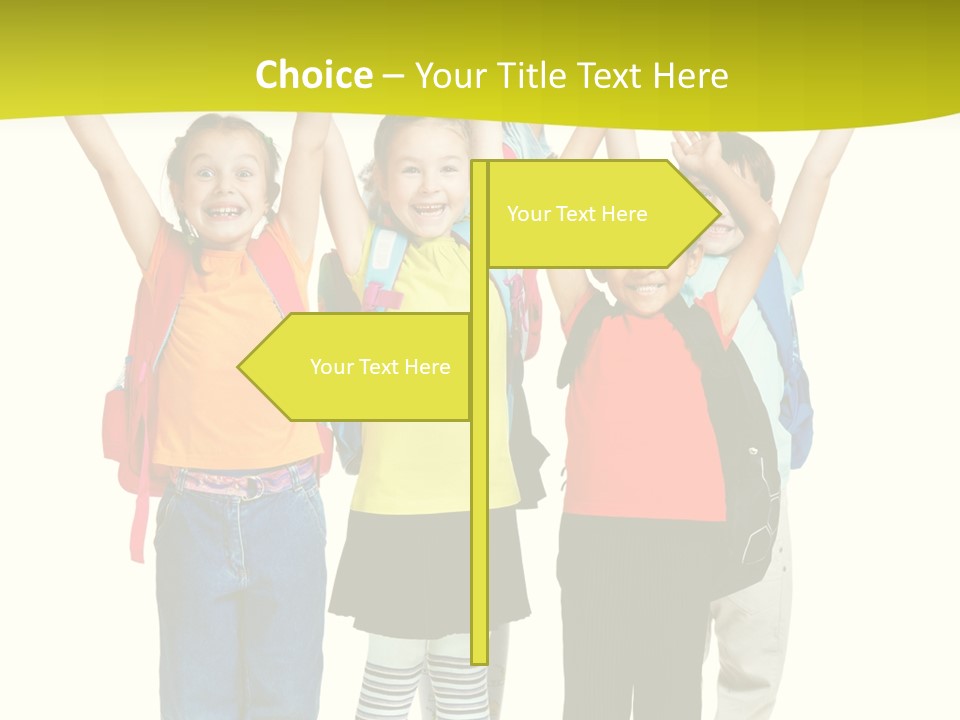 Several Bright Small PowerPoint Template