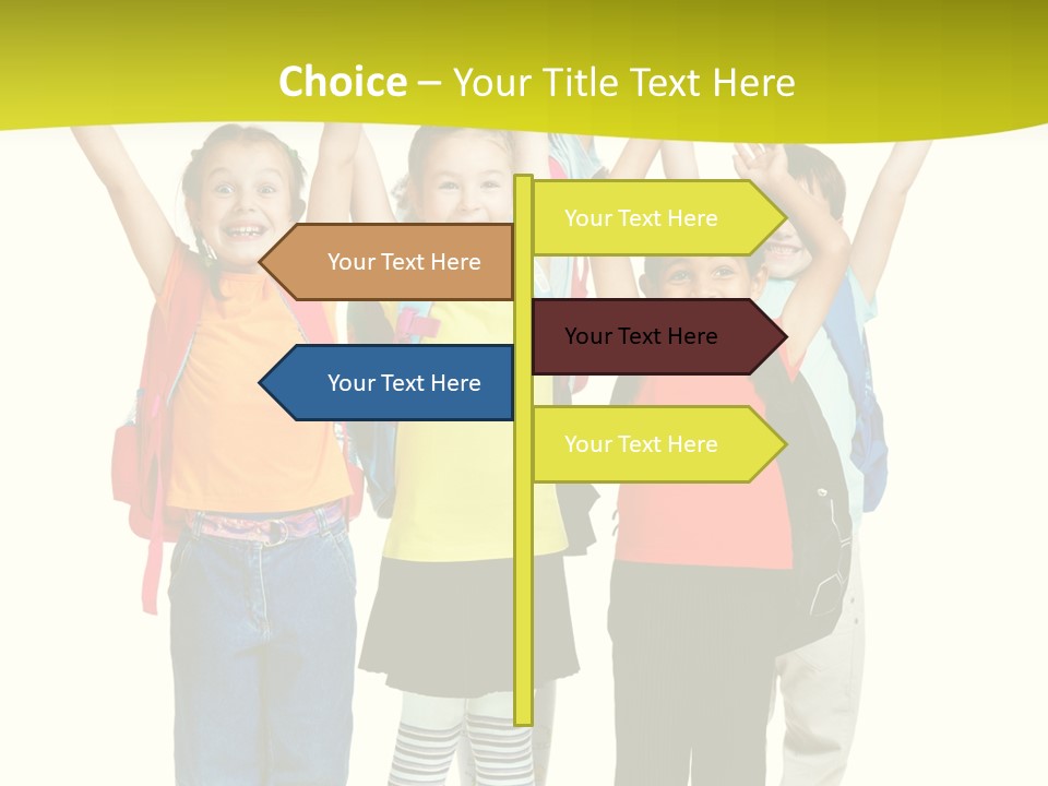 Several Bright Small PowerPoint Template