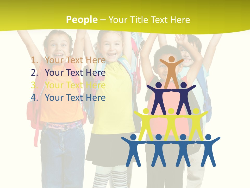 Several Bright Small PowerPoint Template