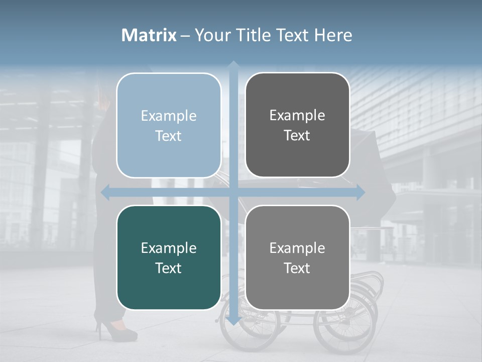 Woman Young Family PowerPoint Template