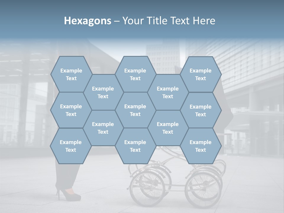 Woman Young Family PowerPoint Template