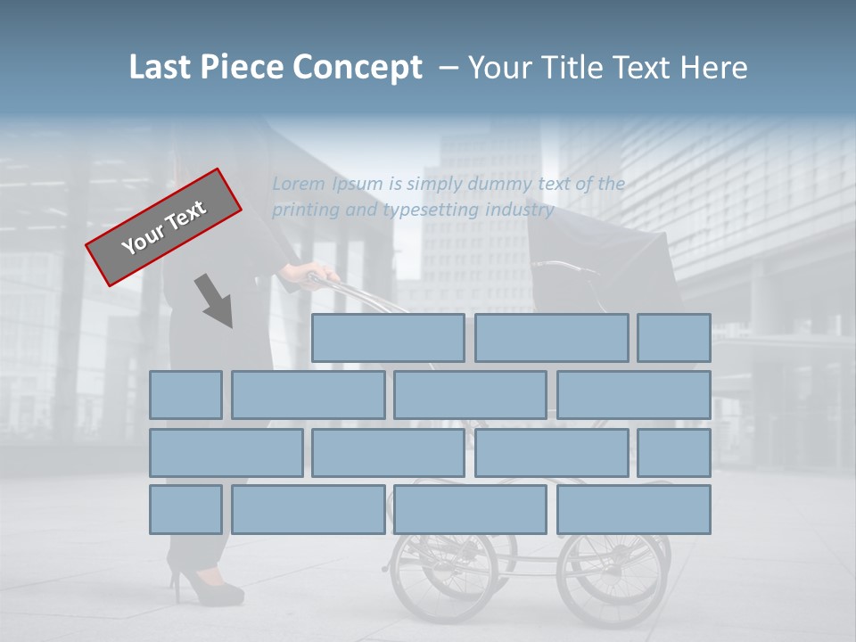 Woman Young Family PowerPoint Template