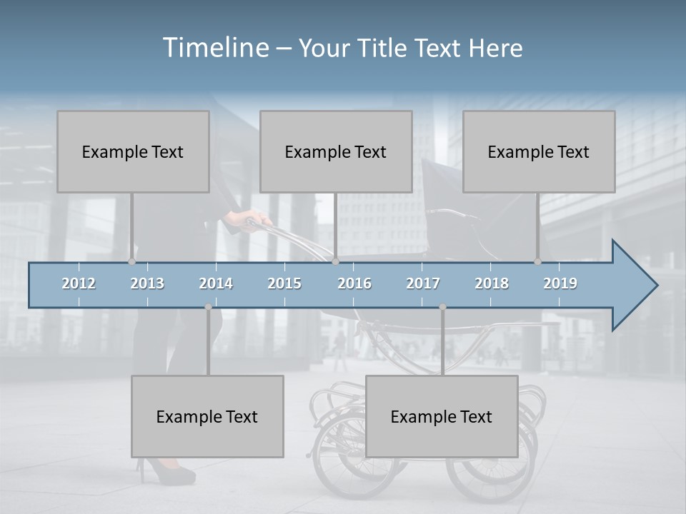 Woman Young Family PowerPoint Template
