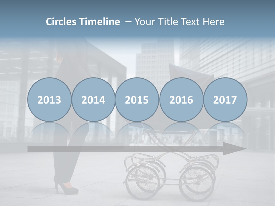 Woman Young Family PowerPoint Template