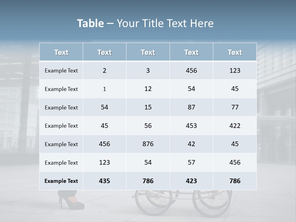 Woman Young Family PowerPoint Template