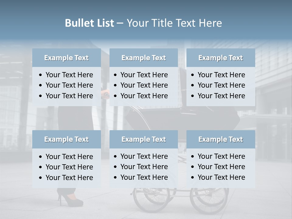 Woman Young Family PowerPoint Template