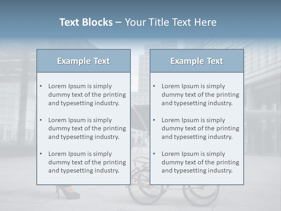 Woman Young Family PowerPoint Template