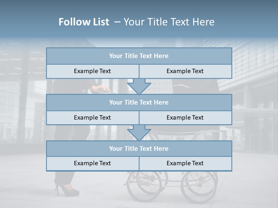 Woman Young Family PowerPoint Template