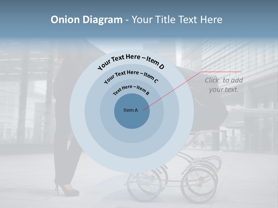 Woman Young Family PowerPoint Template