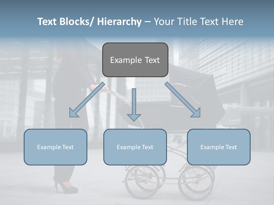 Woman Young Family PowerPoint Template