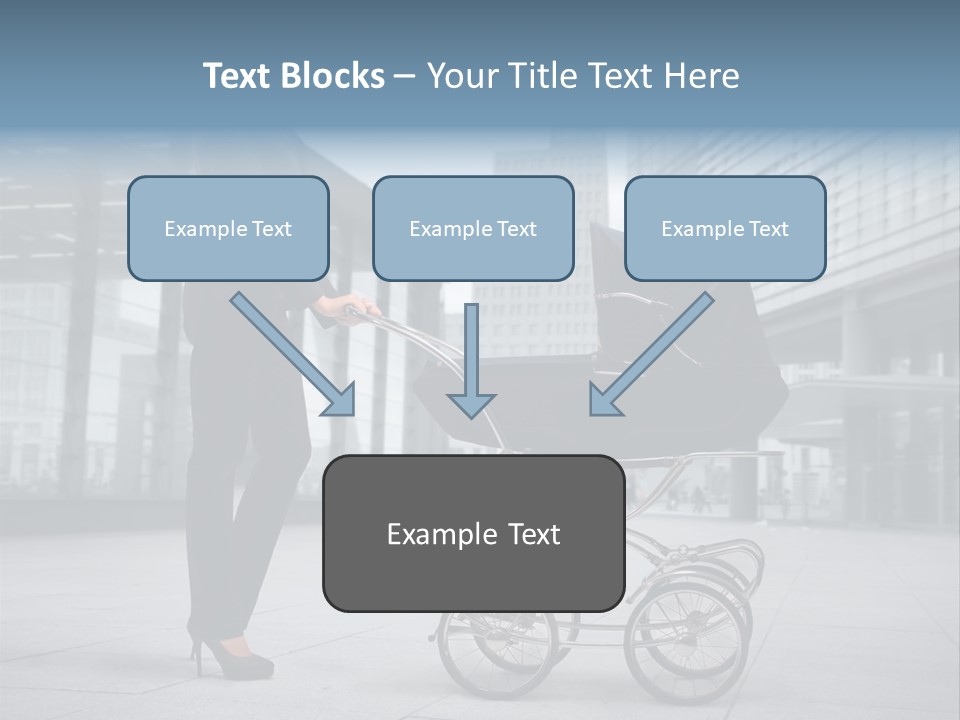 Woman Young Family PowerPoint Template