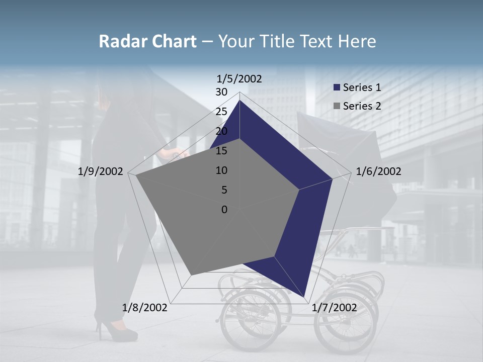 Woman Young Family PowerPoint Template