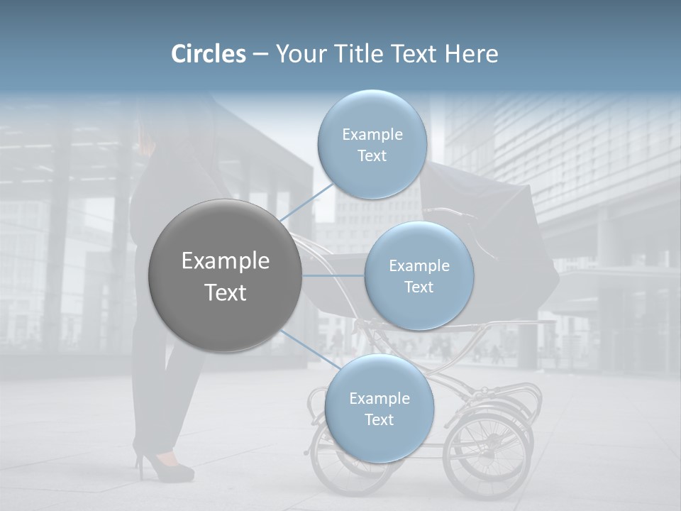 Woman Young Family PowerPoint Template