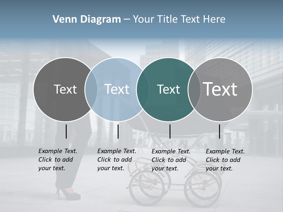 Woman Young Family PowerPoint Template