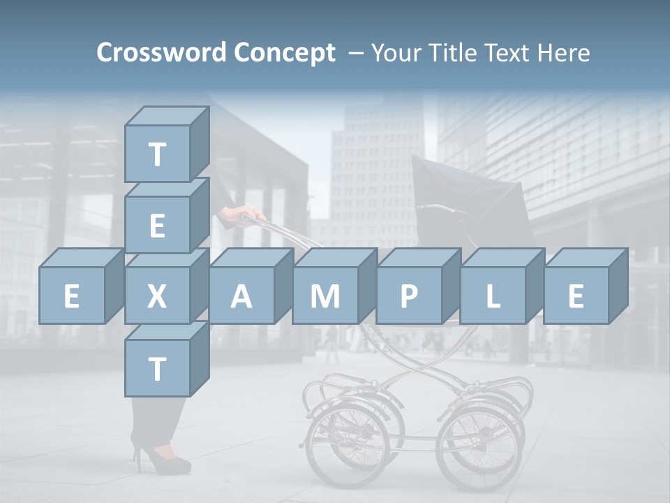 Woman Young Family PowerPoint Template