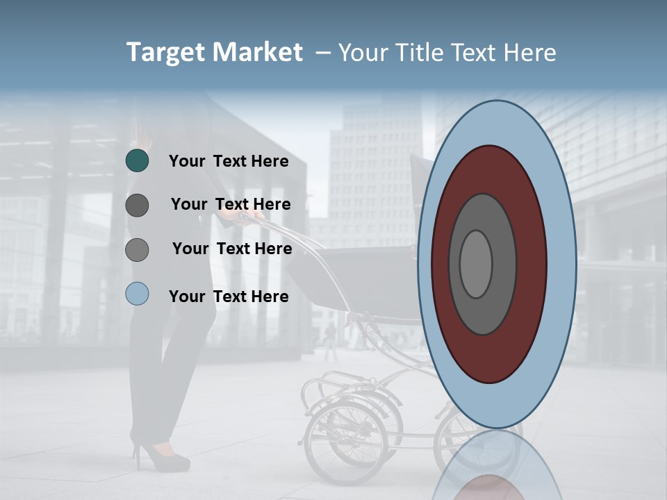 Woman Young Family PowerPoint Template