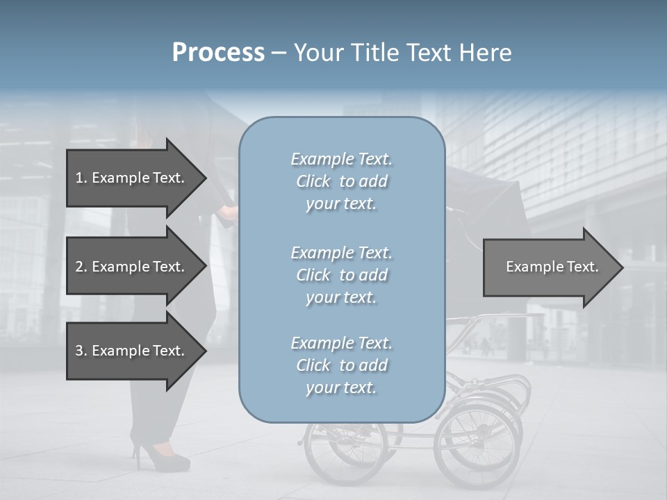 Woman Young Family PowerPoint Template