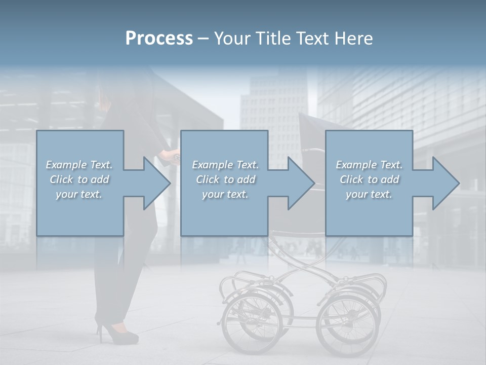 Woman Young Family PowerPoint Template