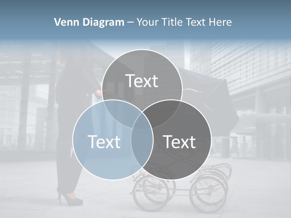 Woman Young Family PowerPoint Template