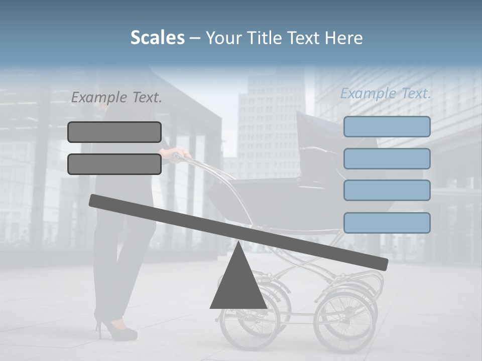 Woman Young Family PowerPoint Template