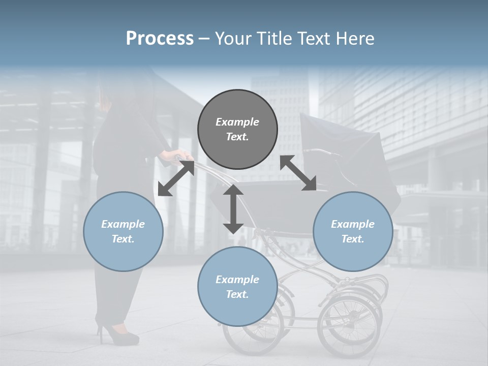 Woman Young Family PowerPoint Template