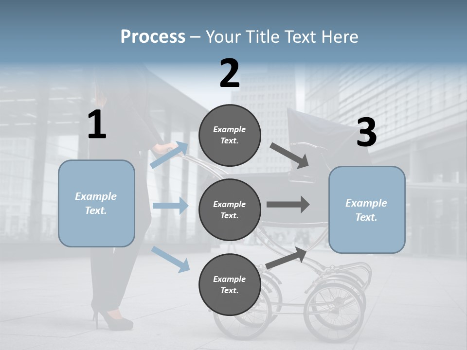 Woman Young Family PowerPoint Template