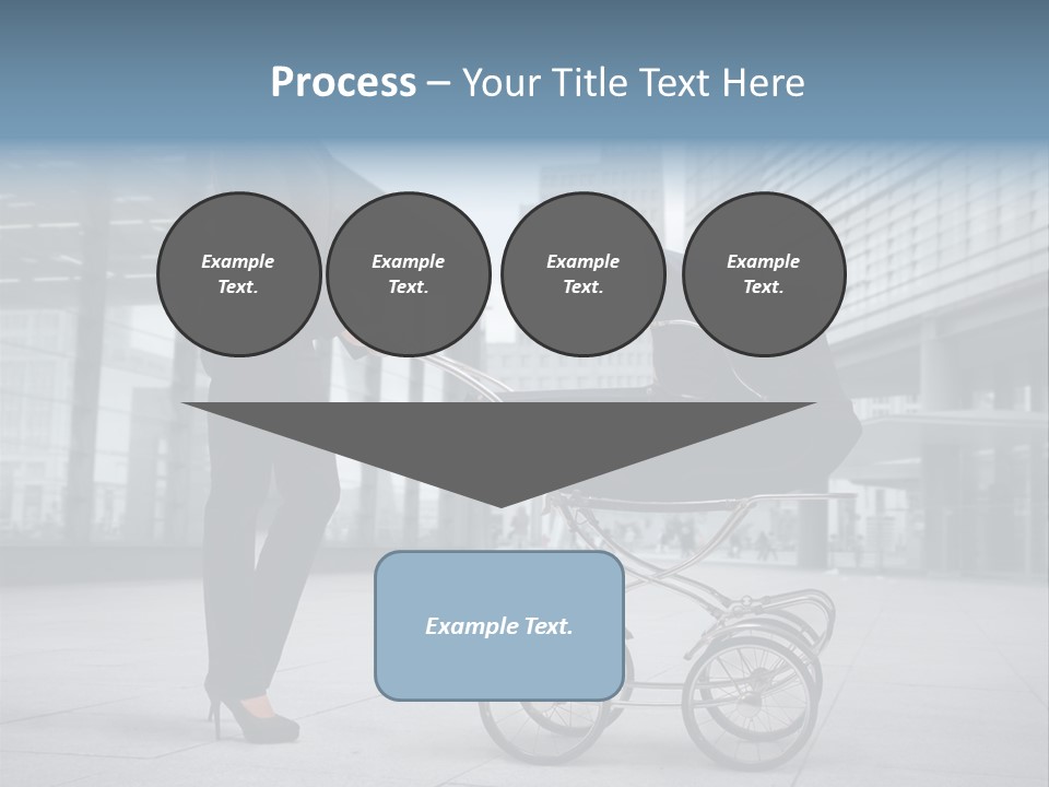 Woman Young Family PowerPoint Template