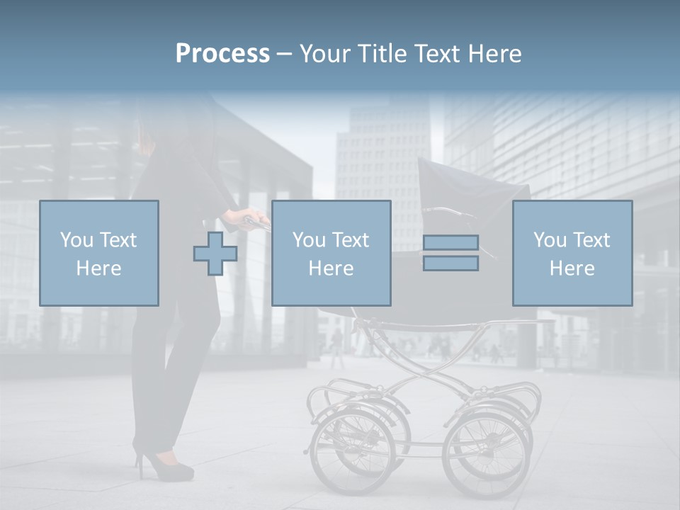 Woman Young Family PowerPoint Template