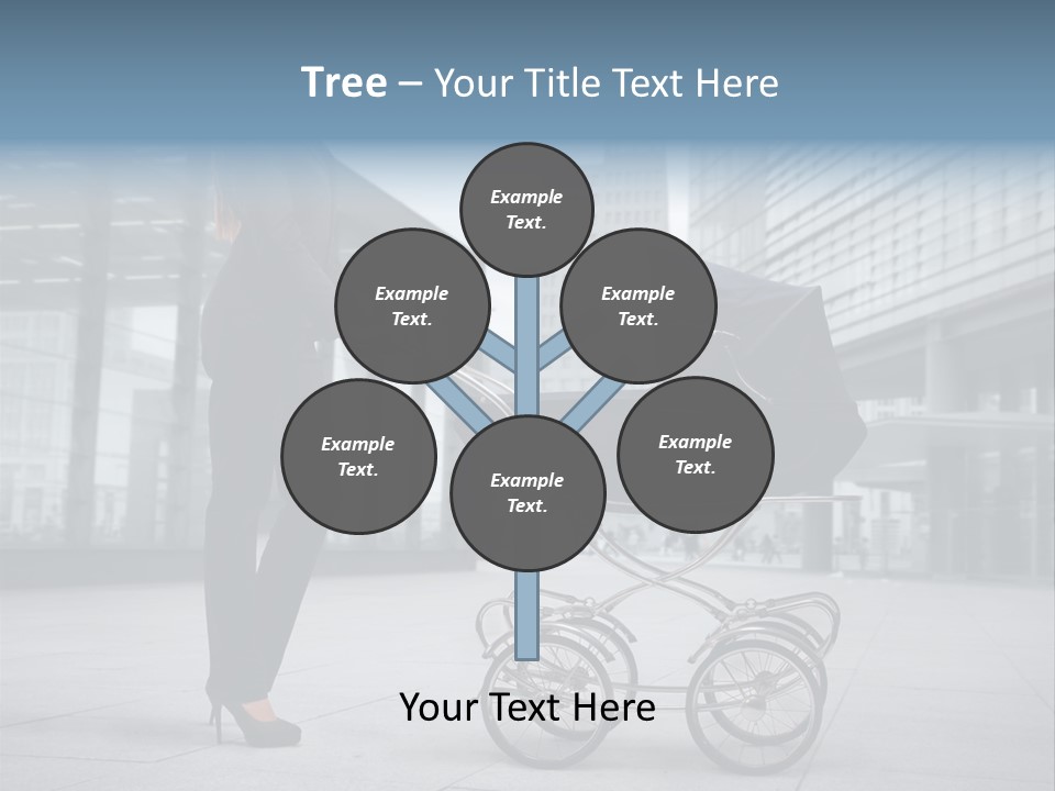 Woman Young Family PowerPoint Template