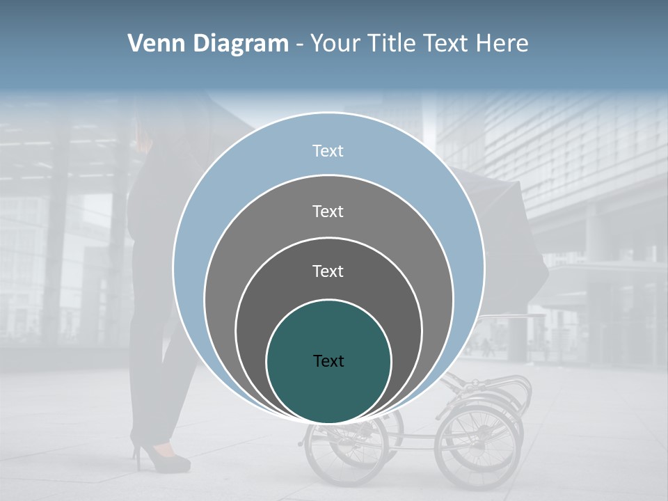 Woman Young Family PowerPoint Template