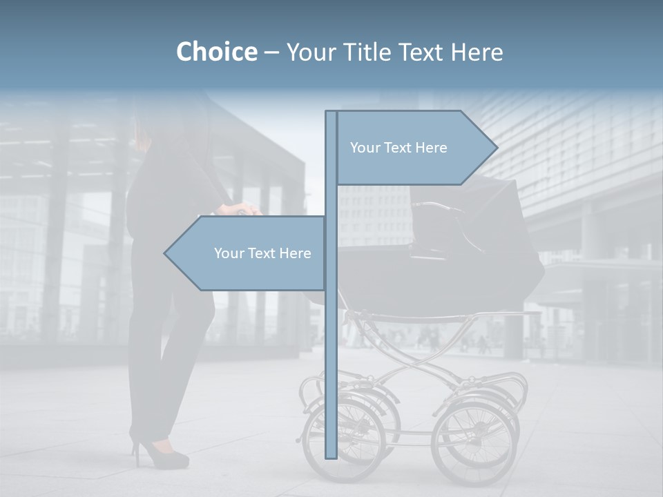 Woman Young Family PowerPoint Template