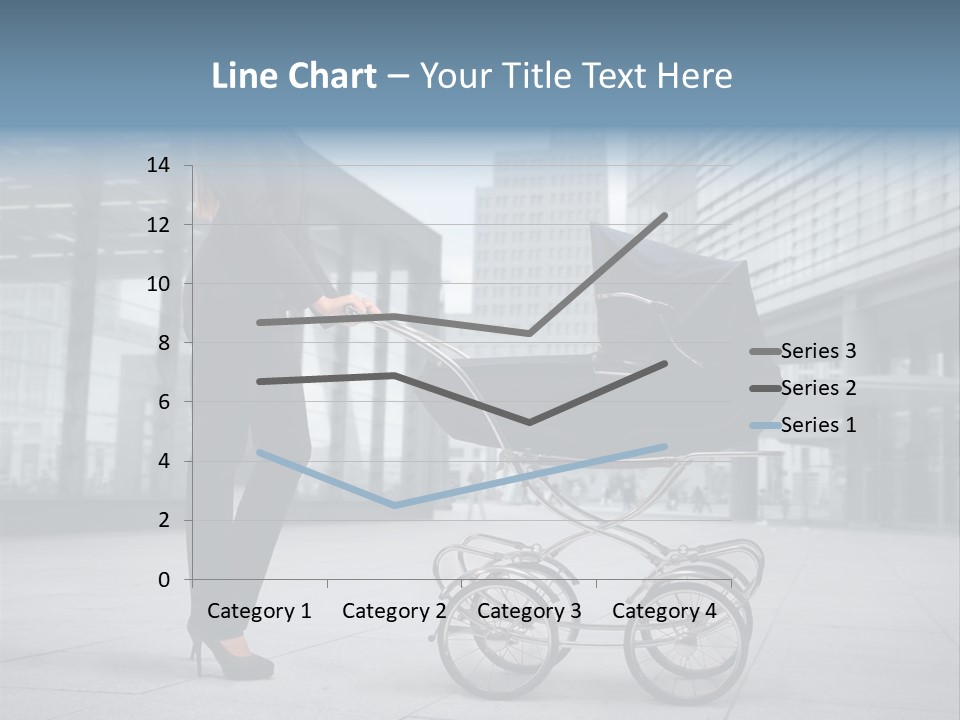 Woman Young Family PowerPoint Template