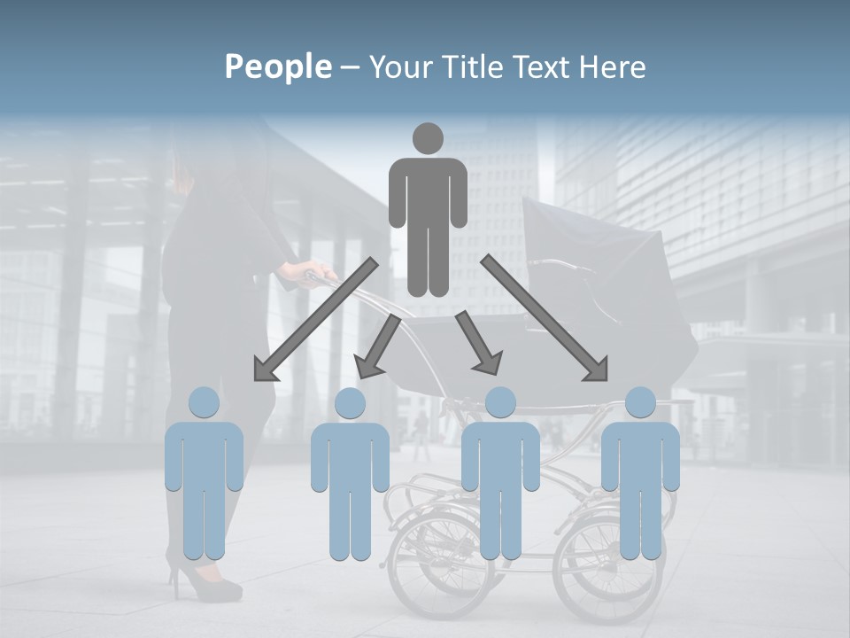 Woman Young Family PowerPoint Template