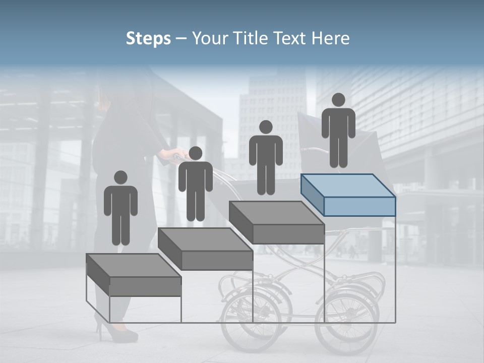 Woman Young Family PowerPoint Template