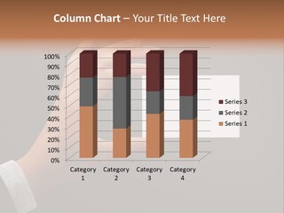 Holding Business Finger PowerPoint Template