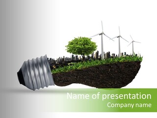 Generation Green Sunlight PowerPoint Template