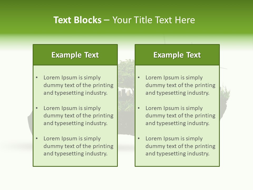 Generation Green Sunlight PowerPoint Template