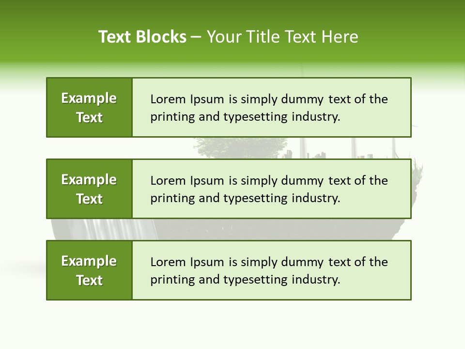 Generation Green Sunlight PowerPoint Template