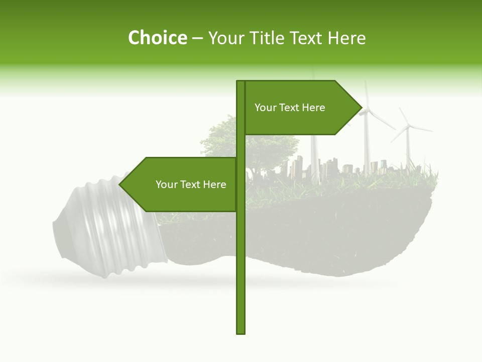Generation Green Sunlight PowerPoint Template