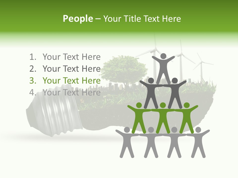 Generation Green Sunlight PowerPoint Template