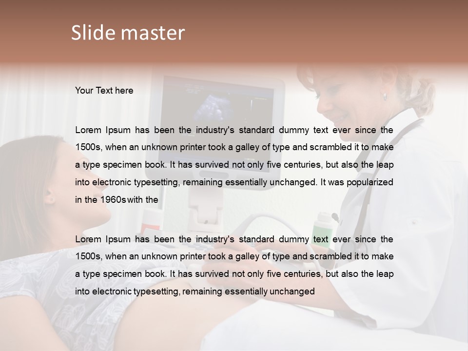 Healthcare Female Women PowerPoint Template