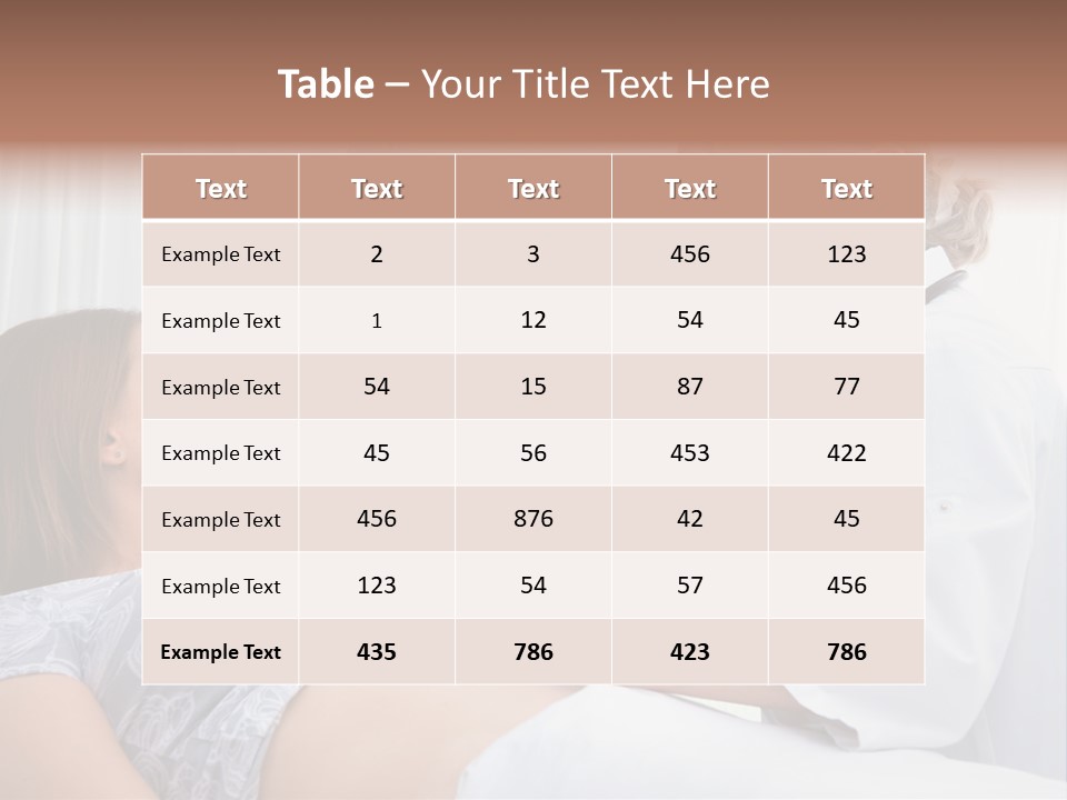 Healthcare Female Women PowerPoint Template