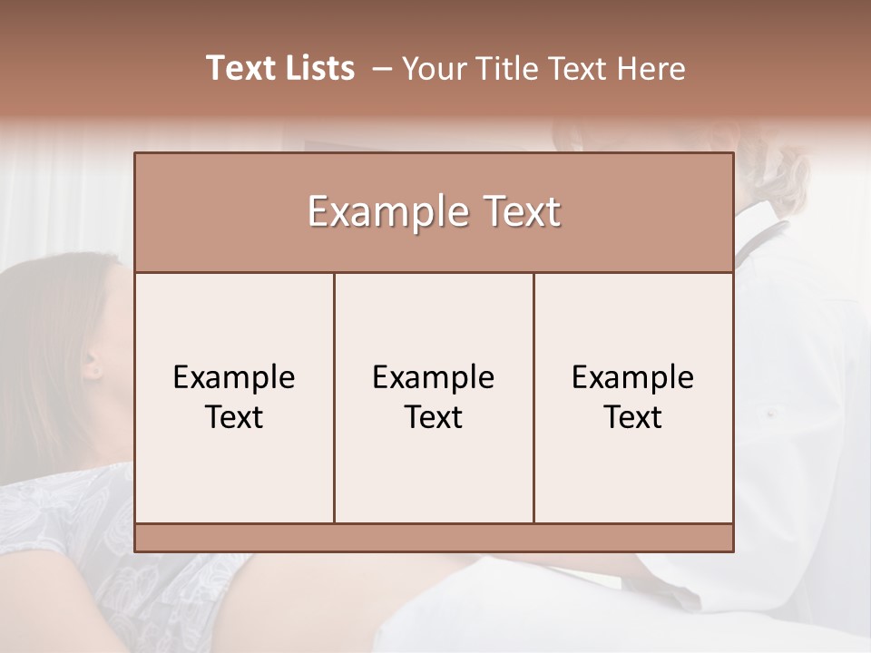 Healthcare Female Women PowerPoint Template