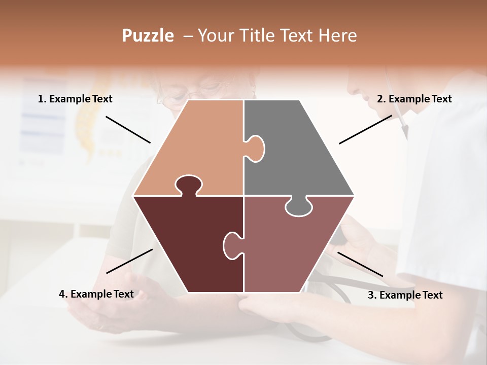 Caucasian Coat Check Up PowerPoint Template