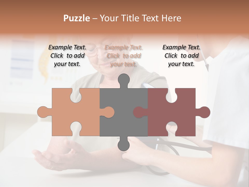 Caucasian Coat Check Up PowerPoint Template